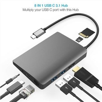 8 в 1 хъб тип C