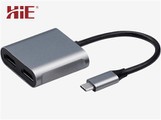 USB-C към Duo-HDMI адаптер